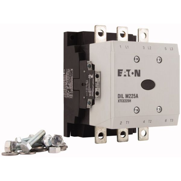 Contactor, 380 V 400 V 110 kW, 2 N/O, 2 NC, RDC 130: 110 - 130 V DC, DC operation, Screw connection image 4