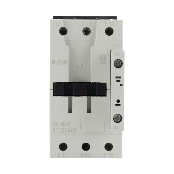 Contactor, 3 pole, 380 V 400 V 18.5 kW, RDC 240: 200 - 240 V DC, DC operation, Screw terminals image 15