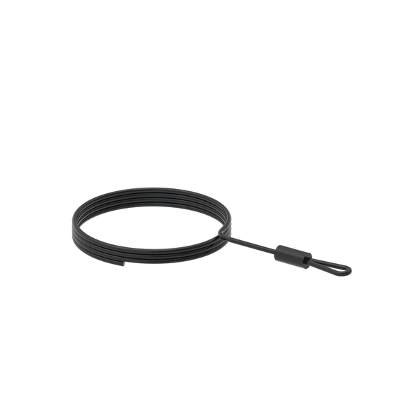 UNIPRO WL40 B Ø1,5 mm wire with loop, length L=4,0m, black image 3