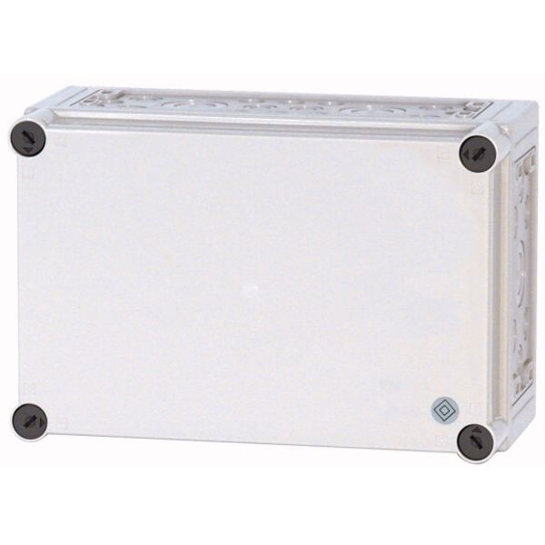 Insulated enclosure, +knockouts, RAL7035, HxWxD=250x375x175mm image 1
