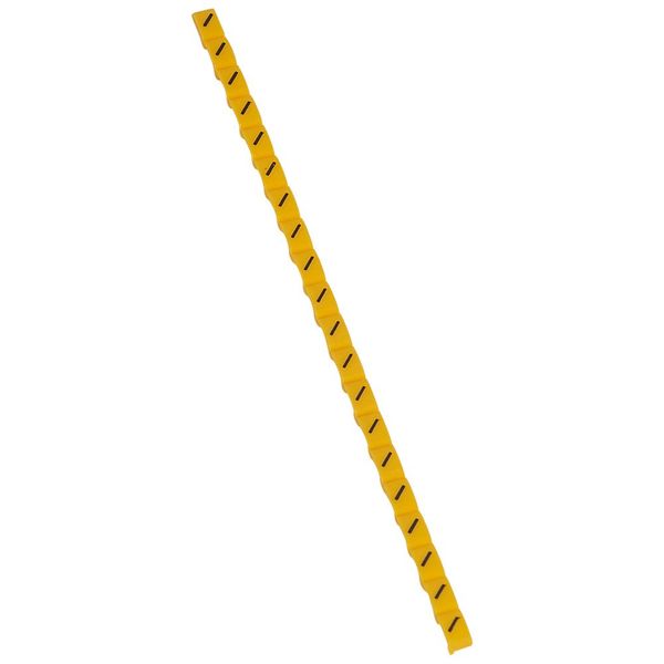 Marker Duplix - black conventional symbol yellow background - ''/'' image 2