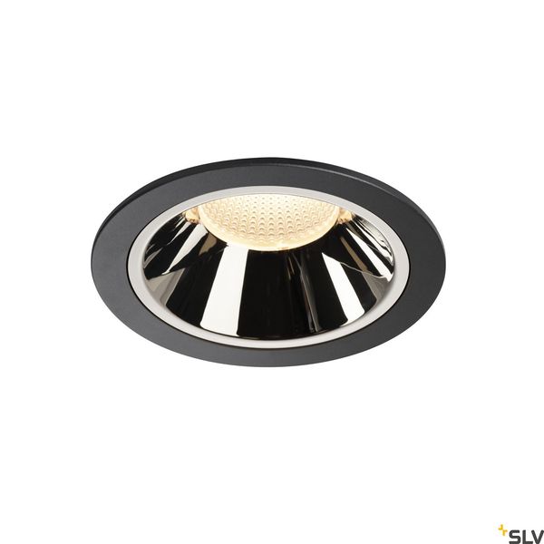 NUMINOS® DL XL, Indoor LED recessed ceiling light black/chrome 3000K 40° image 1