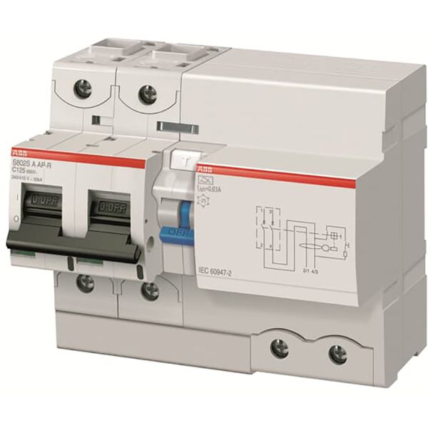 DS802N-D125/1AS Residual Current Circuit Breaker with Overcurrent Protection image 1