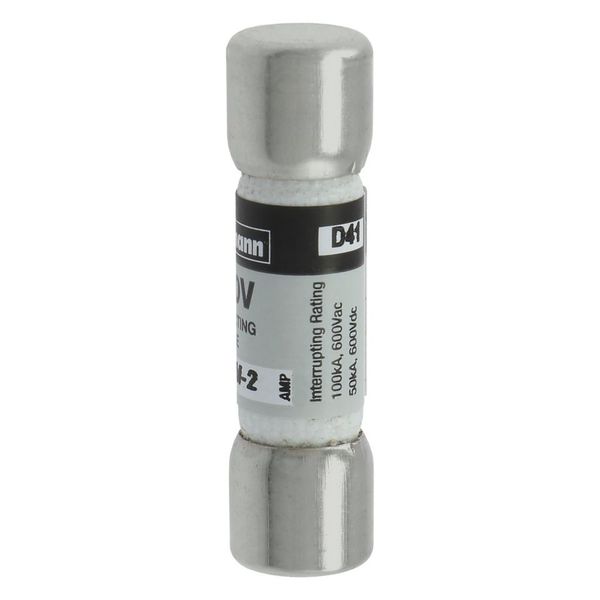 Fuse-link, low voltage, 2 A, AC 600 V, DC 600 V, 10 x 38 mm, supplemental, UL, CSA, fast-acting image 3