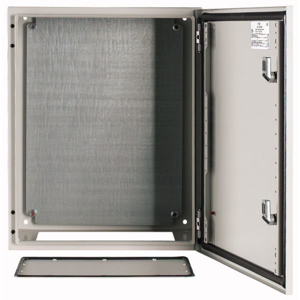 Wall enclosure with mounting plate, HxWxD=500x400x250mm image 1