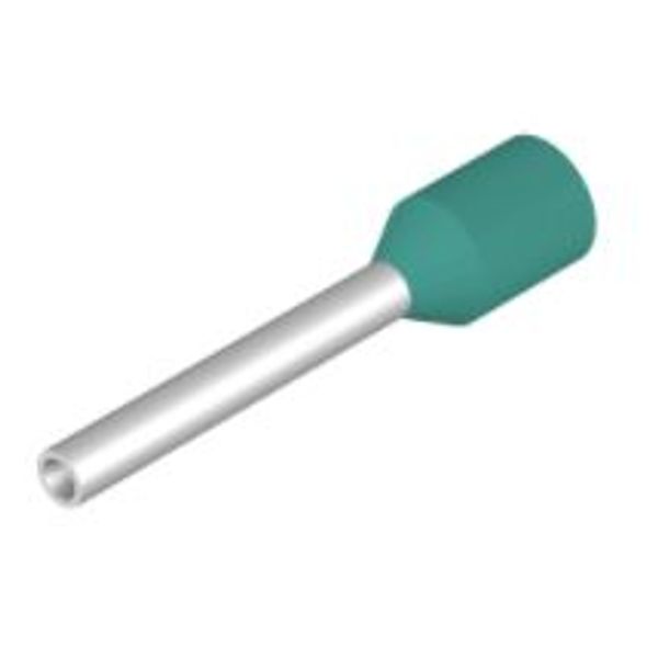 Wire-end ferrule, insulated, 10 mm, 8 mm, Turquoise image 3