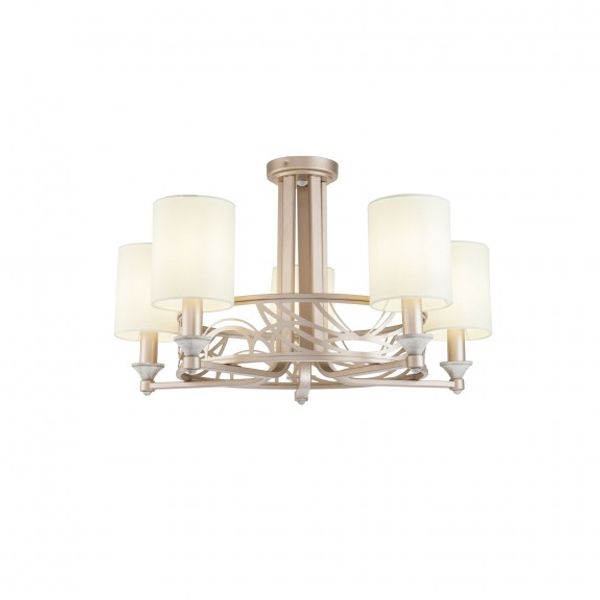 House Vittoria Chandelier Cream with Gold image 2