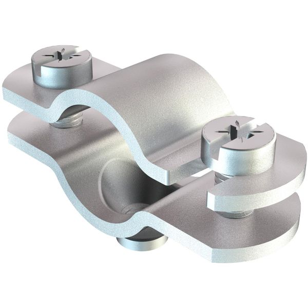 731 W 12 G  Spacer clip, with connecting thread M6, 8-12mm, Steel, St, galvanized, DIN EN 12329 image 1