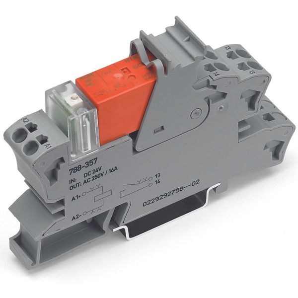 Relay module Nominal input voltage: 24 VDC 1 make contact image 3