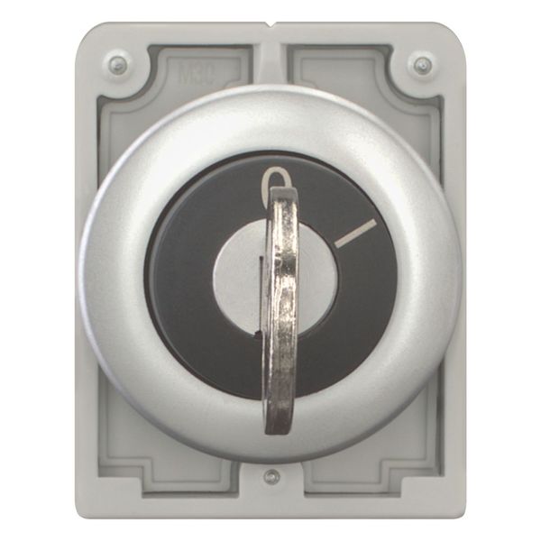 Key-operated actuator, Flat Front, maintained, 2 positions, MS4, Key withdrawable: 0, Metal bezel image 9