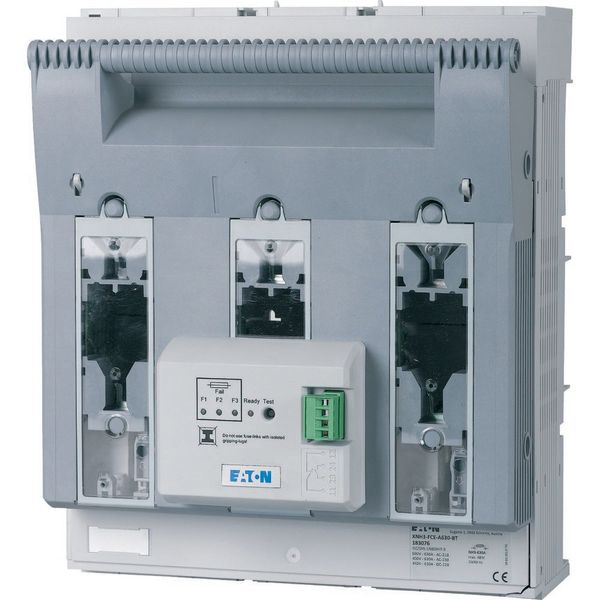 NH fuse-switch 3p box terminal 95 - 300 mm², mounting plate, electronic fuse monitoring, NH3 image 4