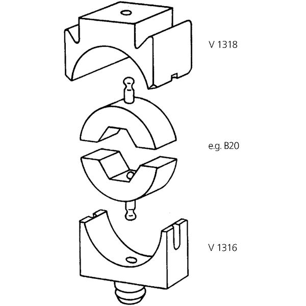 DIE HOLDER V 1318 OUTER image 2