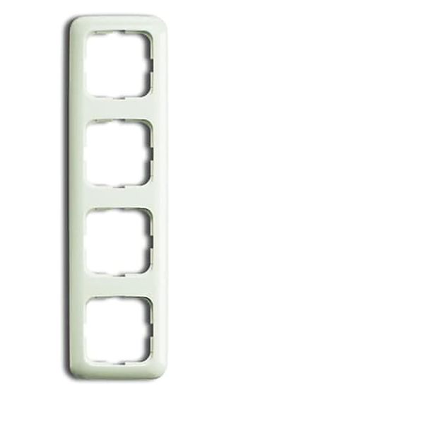 2514-212-500 Cover Frame 4gang(s) white - Busch-Duro 2000 image 1