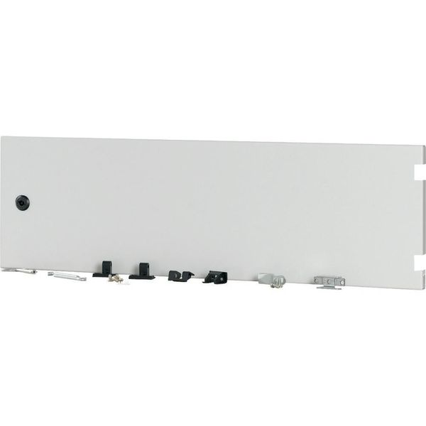 Section wide door, closed, HxW=250x800mm, IP55, grey image 5