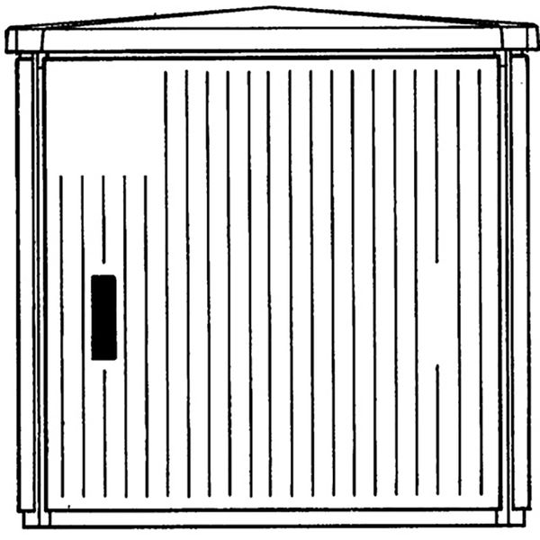 EH3G87C2 EH3GD Cabinet DIN1 AP 875x871x541 SH ; EH3G87C2 image 1