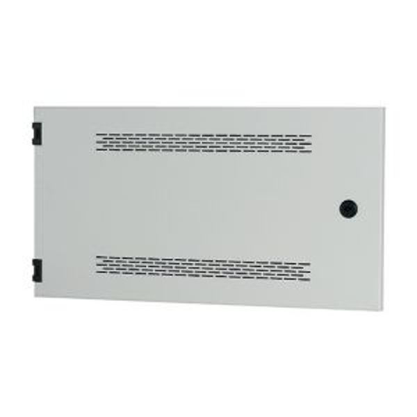 Section wide door, ventilated, HxW=325x600mm, IP31, grey image 4