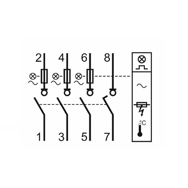 TYTAN T4P, D02 Switch disconnector, 3+N, without fuses, 63A image 5