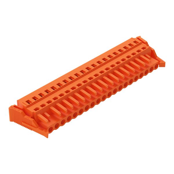 1-conductor female connector CAGE CLAMP® 2.5 mm² orange image 1