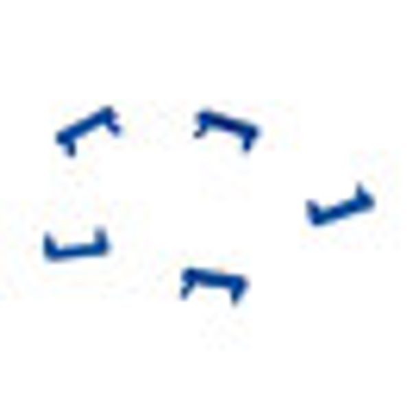 Marking clip for color coding blue for LED patchcord, 100pcs image 4