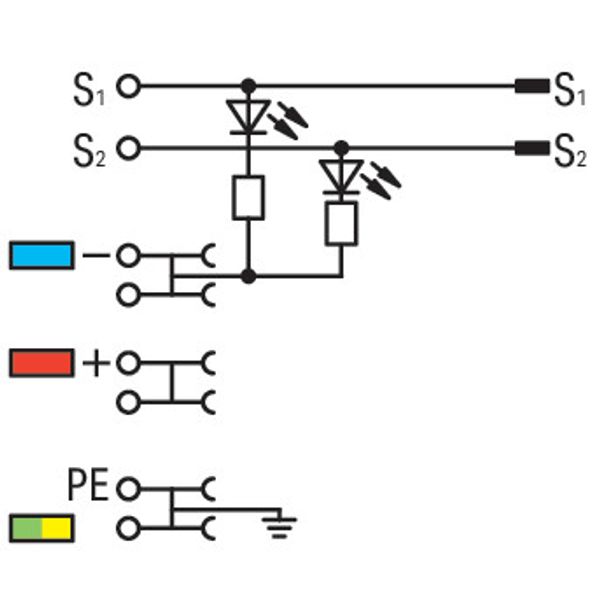 4-conductor sensor terminal block LED (yellow) for PNP-(high-side) swi image 5