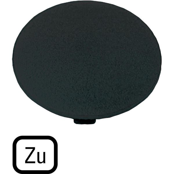 Button plate, mushroom black, TO image 2