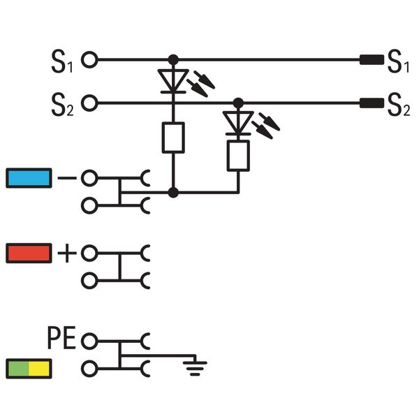 4-conductor sensor terminal block LED (yellow) for PNP-(high-side) swi image 4