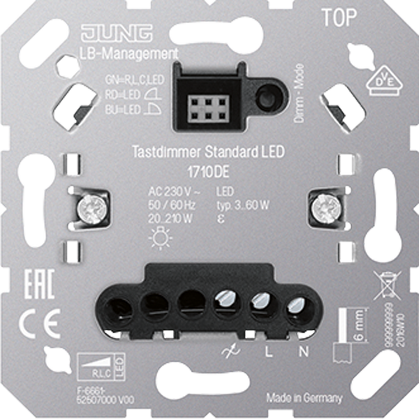 Standard touch dimmer insert LED 1710DE image 1