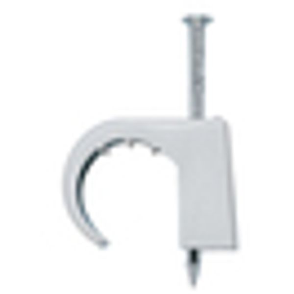 Wall nail clip with steel nail 4-7mm/2.0x25mm image 2