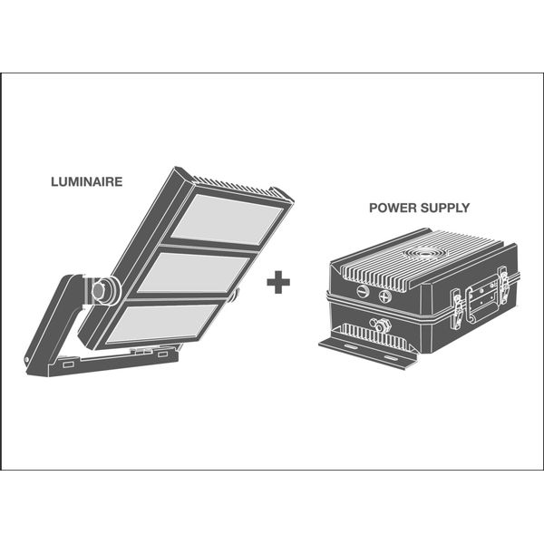 FLOODLIGHT MAX 1200W LUMINAIRE HEAD 757 SYM 10 WAL image 14