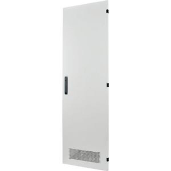 Door to switchgear area, ventilated, IP30, left, HxW=2000x600mm, grey image 4