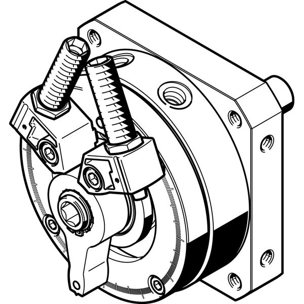 DSM-40-270-P1-A-B Rotary actuator image 1
