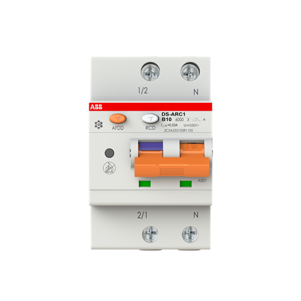 DS-ARC1 B10 A30 Arc fault detection device integrated with RCBO image 9