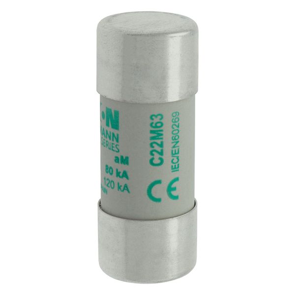 Fuse-link, LV, 63 A, AC 690 V, 22 x 58 mm, aM, IEC image 19