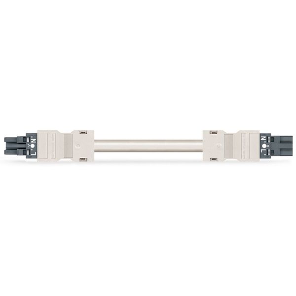 pre-assembled connecting cable Eca Plug/open-ended black image 2