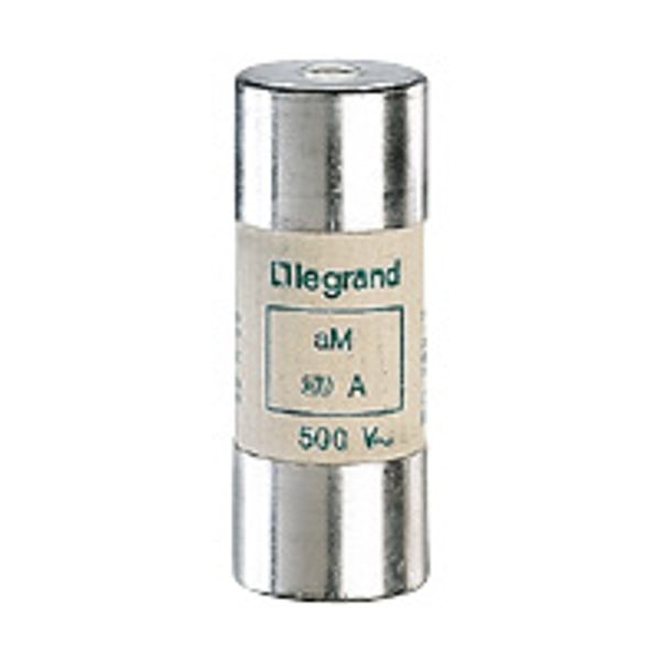 HRC cartridge fuse - cylindrical type aM 22 X 58 - 100 A - w/o indicator image 1