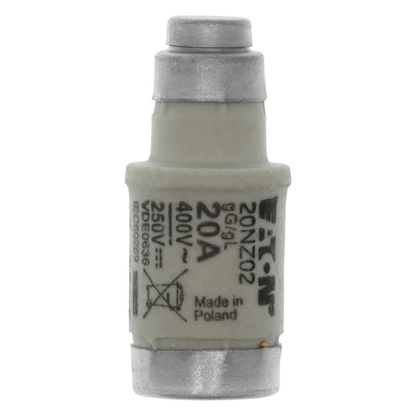 Fuse-link, LV, 20 A, AC 400 V, D02, gL/gG, IEC, time-delay image 8