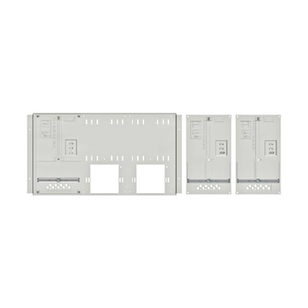 Set Meter box insert 1-row, 3 meter boards / 8 Modul heights image 1
