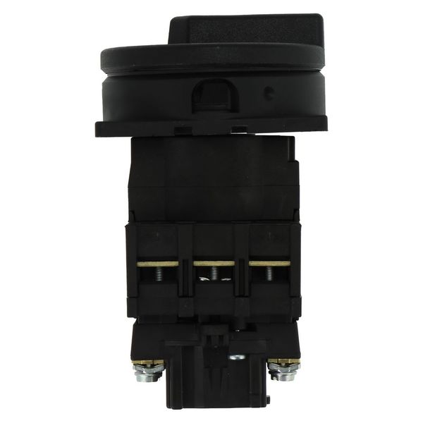 Main switch, P1, 40 A, flush mounting, 3 pole, STOP function, With black rotary handle and locking ring, Lockable in the 0 (Off) position image 23