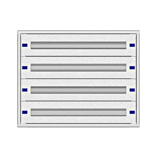 Flush-mounted distribution board 3U-12K, H:640 W:810 D:250mm image 1