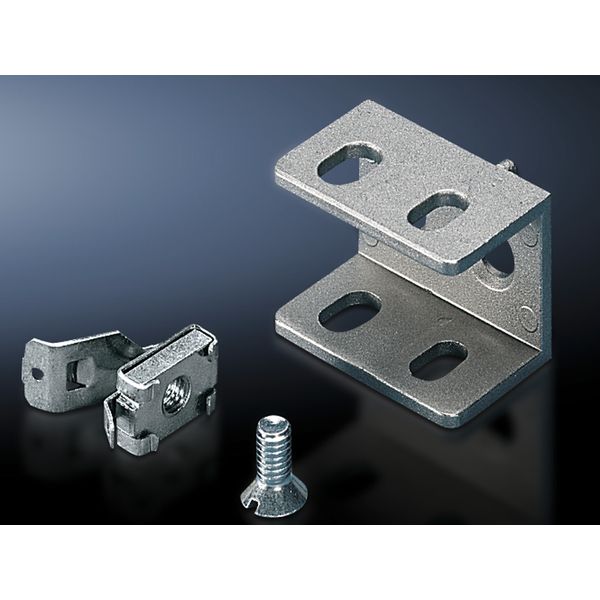 SZ Mounting bracket, for fastening of PS mounting rail 23x23 mm image 2