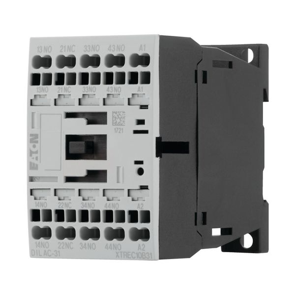 Contactor relay, 24 V 50/60 Hz, 3 N/O, 1 NC, Spring-loaded terminals, AC operation image 15