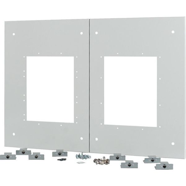 Front panel for 2x IZMX16, fixed mounting, HxW=550x800mm image 3