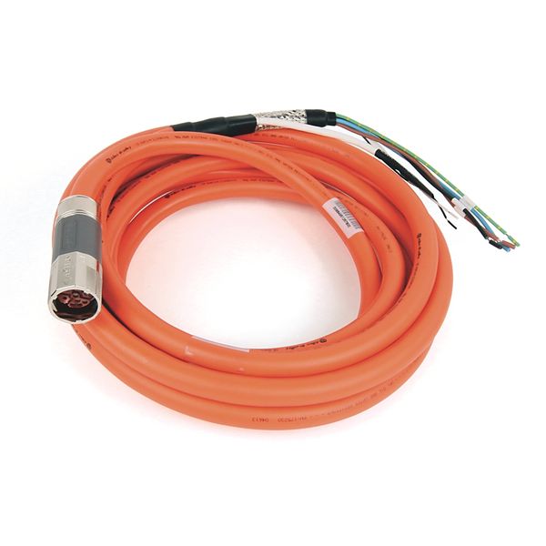 Cable, Motor Power, 1000V Hybrid, 6 Conductor, 18AWG,  5m image 1