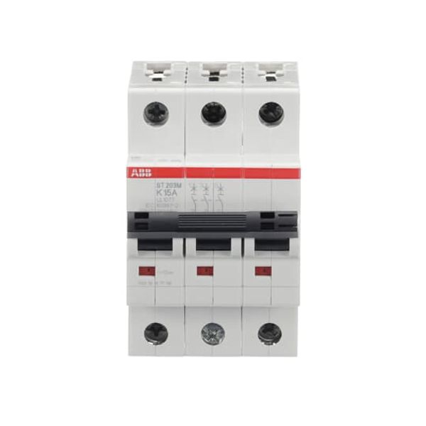 ST203M-K15 Miniature Circuit Breaker - 3P - K - 15 A image 1