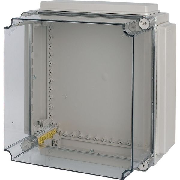 Insulated enclosure, top+bottom open, HxWxD=421x421x275mm, NA type image 3