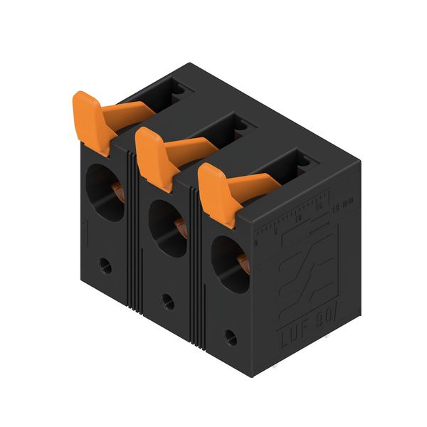 PCB terminal, 15.00 mm, Number of poles: 3, Conductor outlet direction image 1