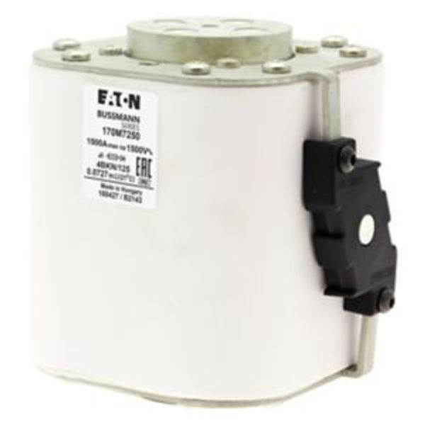 Fuse-link, high speed, 1500 A, AC 1500 V, size 4, 120 x 105 x 125 mm, aR, IEC, single indicator image 5