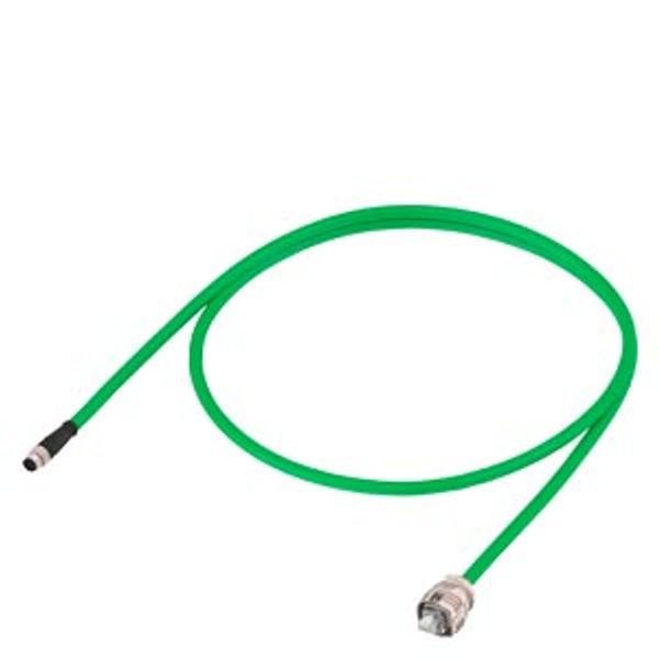 Drive-CLiQ adapter cable pre-fabricated Type: 6FX8002-2DC38 DRIVE-CLiQ with 2... image 1
