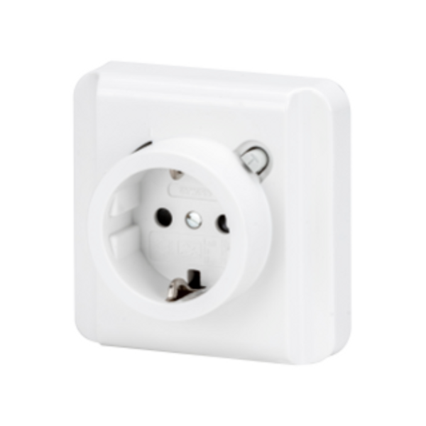 FLUSH MOUNTING RCD SAFETY SOCKET-OUTLET - 16A 0,03mA IP21 image 1