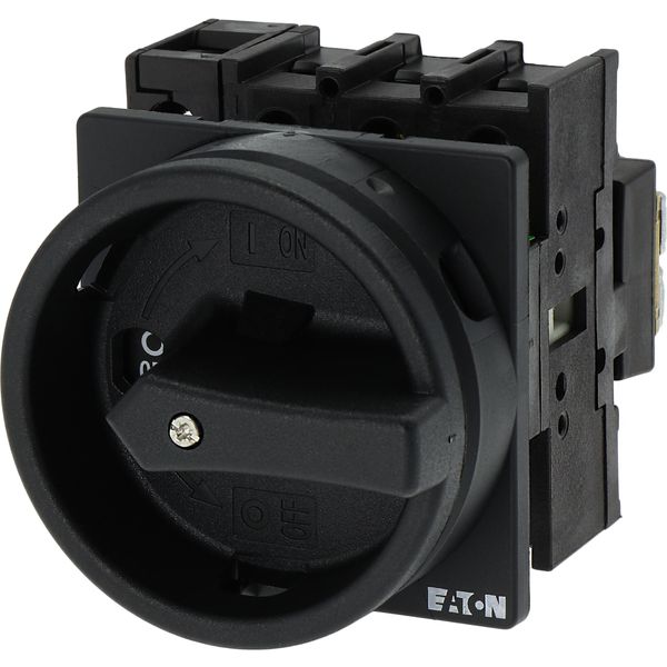 Main switch, P1, 32 A, flush mounting, 3 pole + N, STOP function, With black rotary handle and locking ring, Lockable in the 0 (Off) position image 10